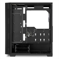 Sharkoon RGB-LIT-200 RGB ATX Mid-Tower Siyah Oyuncu Kasası