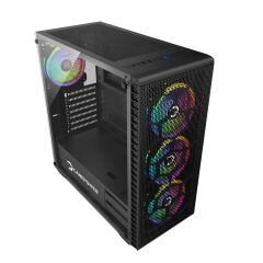 Gamepower Horizon Mesh RGB Fanlı 650W ATX Siyah Oyuncu Kasası
