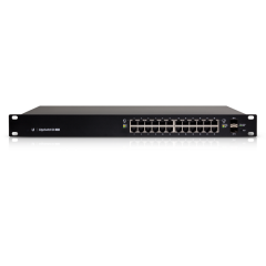 Ubiquiti Edge 24 Port Poe + 24x1Gbit Eth + 2x SFP + 500 Watt Yönetilebilir Gigabit Switch