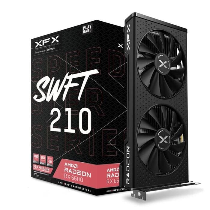 XFX Speedster Swft 210 Radeon RX 6600 8GB GDDR6 128 Bit Ekran Kartı