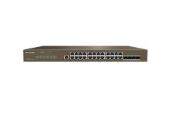 IP-Com G5328F 24 Port Gigabit + 4x1GB SFP Uplink L3 Yönetilebilir Rackmount Switch
