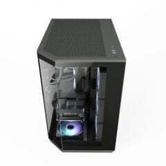 GamePower Warcry Vertex 3xARGB Kavisli Temper Cam 750W +80 Type-C ATX Gaming Kasa