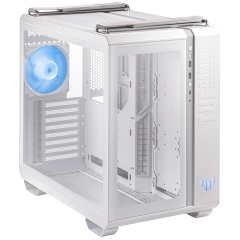 Asus TUF Gaming GT502 Plus Temperli Cam USB Type-C ATX Mid-Tower Gaming Kasa, Beyaz