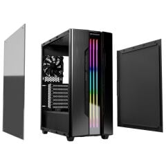 Cougar Gemini S Iron Gray Led Panel ATX Siyah Oyuncu Kasası