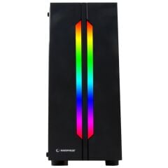 Rampage Spectra Temperli Cam Rainbow Fan Ledli Mid Tower Oyuncu Kasası