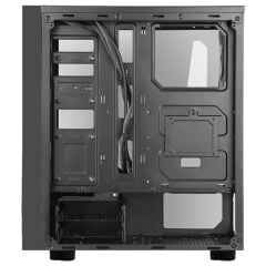 Rampage Spectra Temperli Cam Rainbow Fan Ledli Mid Tower Oyuncu Kasası