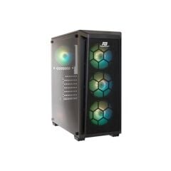 Power Boost VK-T01B RGB 650W Led Fanlı ATX Siyah Oyuncu Kasası