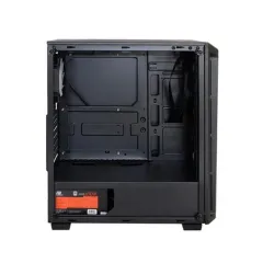 Power Boost VK-T01B RGB 650W Led Fanlı ATX Siyah Oyuncu Kasası