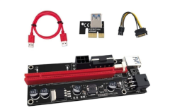 RISER KART PCI-E 1X - 16X VER009S USB 3.0