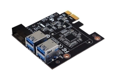 Biostar PCI-E 1x to 4x USB3.0 Riser Adaptör DCBTC2