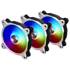 Lian Li Bora Digital Silver BR 3x120mm RGB PWM Gümüş Kasa Fanı