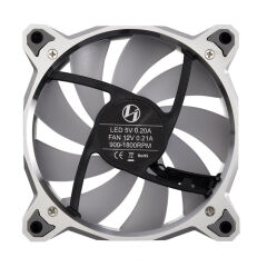 Lian Li Bora Digital Silver BR 3x120mm RGB PWM Gümüş Kasa Fanı