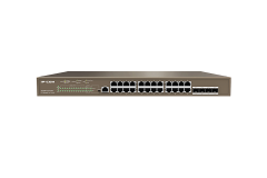 IP-Com G5328P-24-410W 24 Port L3 Yönetilebilir Rackmount POE Switch