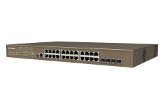 IP-Com G5328P-24-410W 24 Port L3 Yönetilebilir Rackmount POE Switch