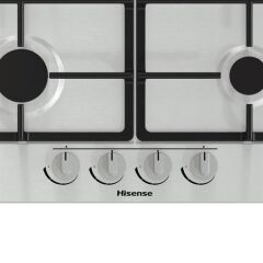 HISENSE GM643XF 4 GÖZLÜ GAZLI 60CM ANKASTRE OCAK INOX