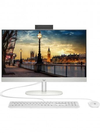 HP ProOne 245 G10 Ryzen 5 7520U 8 GB 512 GB SSD 23.8'' Ekran Full HD All in One PC, Beyaz