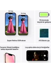 Apple iPhone 13 128 GB Pembe