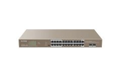 IP-Com G1128P 24 Portlu +2SFP 410W 10/100/1000 Mbps Gigabit Poe Switch