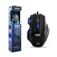 Everest SGM-X7 Kablolu Optik Mavi Oyuncu Mouse ve Mouse Pad