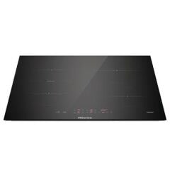 HISENSE IH643S7 4 GÖZLÜ 60 CM CAM İNDÜKSIYON ANKASTRE OCAK SİYAH