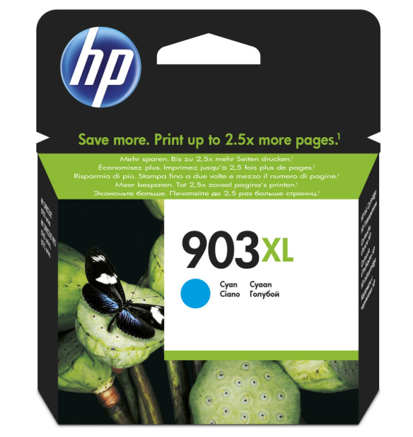 HP T6M03AE 903XL MÜREKKEP KARTUŞ 825 SAYFA MAVİ