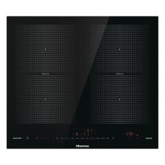 HISENSE I6456CB 4 GÖZLÜ 60 CM CAM İNDÜKSİYON ANKASTRE OCAK SİYAH