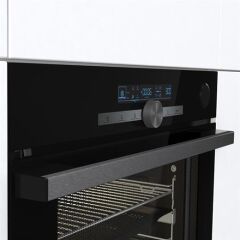 HISENSE BSA66334PG 77 LT. BUHAR DESTEKLİ ANKASTRE CAM FIRIN SİYAH