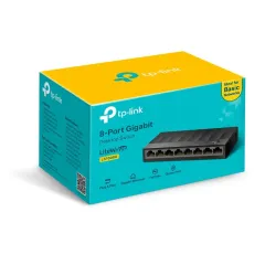 TP-Link Serisi LS1008G 8 Port 10/100/1000Mbps Desktop Switch