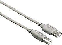 USB 2.0 A Fiş - B Fiş Gri 5m