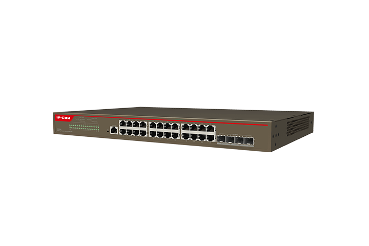 IP-Com G5328X 24 Port Gigabit + 4x10GB SFP Uplink L3 Yönetilebilir Rackmount Switch
