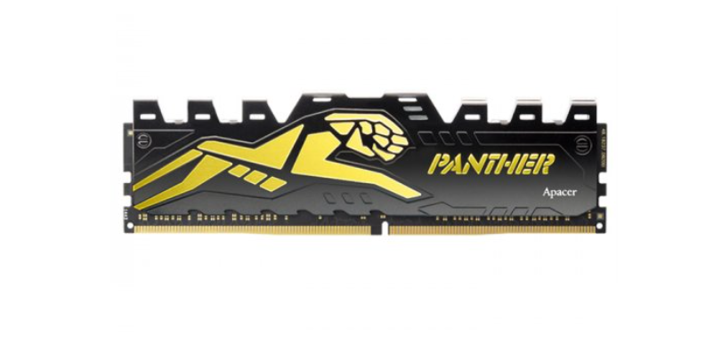 APACER PANTHER BLACK-GOLD 16GB 3200MHZ DDR4 GAMING RAM