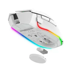 Razer Basilisk V3 RGB Kablosuz Optik Oyuncu Mouse, Beyaz