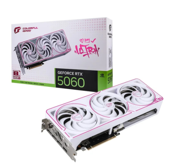 COLORFUL iGame RTX5060 Ultra 8GB GDDR7 128Bit BEYAZ