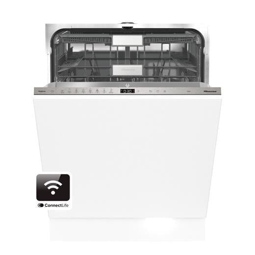 HISENSE HV693C60AD 7 PROG. 16 KİŞİLİK A+++ INV. WIFI TAM ANKASTRE BULAŞIK MAKİNESİ