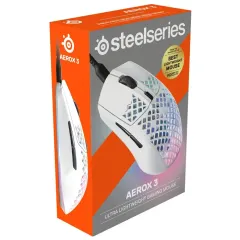SteelSeries Aerox 3 Edition Snow SSM62603 8500 CPI 6 Tuş RGB Optik Kablolu Oyuncu Mouse