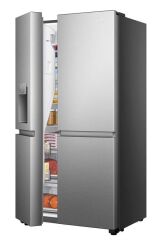 HISENSE RS818N4TIE 632 LT. GARDIROP TİPİ NO FROST SU VE BUZ HAZNELİ BUZDOLABI INOX
