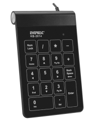 Everest KB-2014 Siyah USB Dokunmatik Numerik Standart Klavye