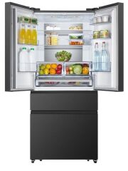 HISENSE RF540N4SBF2 SİYAH 480 LT. FRENCH DOOR NOFROST A++ BUZDOLABI