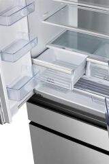 HISENSE RF540N4SBI2 INOX 480 LT. FRENCH DOOR NOFROST A++ BUZDOLABI