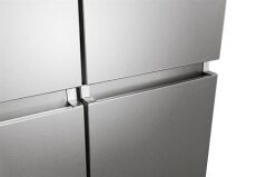 HISENSE RQ758N4SBSE 609 LT. 4 KAPILI GARDIROP TİPİ NO FROST İNOX BUZDOLABI