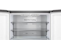 HISENSE RQ758N4SBSE 609 LT. 4 KAPILI GARDIROP TİPİ NO FROST İNOX BUZDOLABI