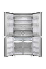 HISENSE RQ758N4SBSE 609 LT. 4 KAPILI GARDIROP TİPİ NO FROST İNOX BUZDOLABI