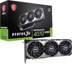 MSI GeForce RTX 4070 Ti SUPER 16G VENTUS 3X OC GDDR6X 256Bit DX12 DLSS 3 Gaming Ekran Kartı