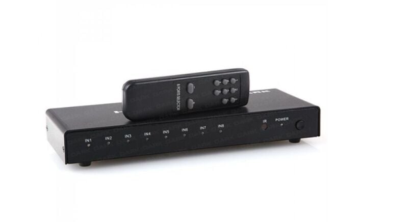 DARK 8 GİRİŞ - 1 ÇIKIŞ UZAKTAN KUMANDALI HDMI SWIT