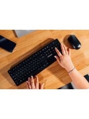 EVEREST KM-7500 USB KABLOSUZ Q KLAVYE + MOUSE SET SIYAH