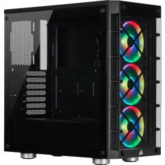 Corsair iCUE 465X RGB Led Fanlı ATX Siyah Oyuncu Kasası
