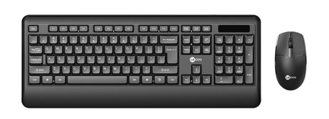 LENOVO LECOO KW202 SİYAH USB Q TYPE KABLOSUZ KLAVYE & MOUSE SET