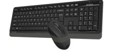 A4 Tech FG1010 Q Kablosuz MM Klavye Mouse Gri