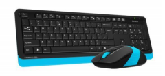 A4 Tech FG1010 Q Kablosuz MM Klavye Mouse Mavi