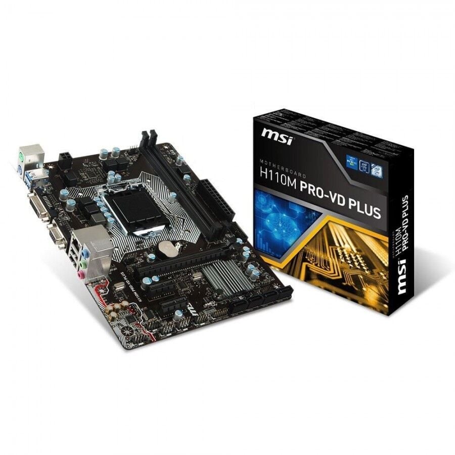 Msi H110M PRO-VD Lga 1151 Soket Micro ATX Anakart